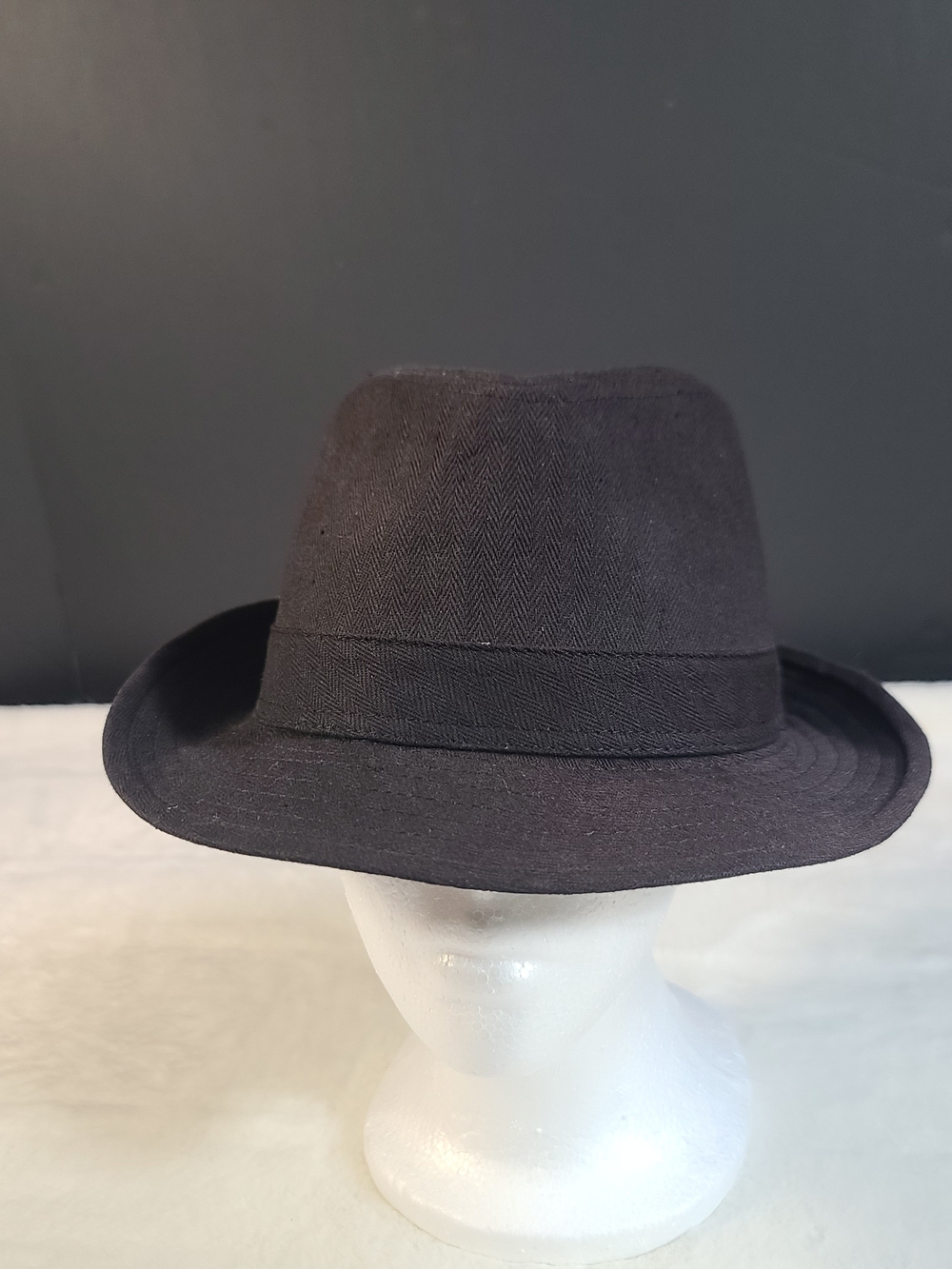 Classic Men's Black Fedora Hat
